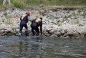 Uebung BF Taucher und Presse Koeln Zoobruecke Rhein P100